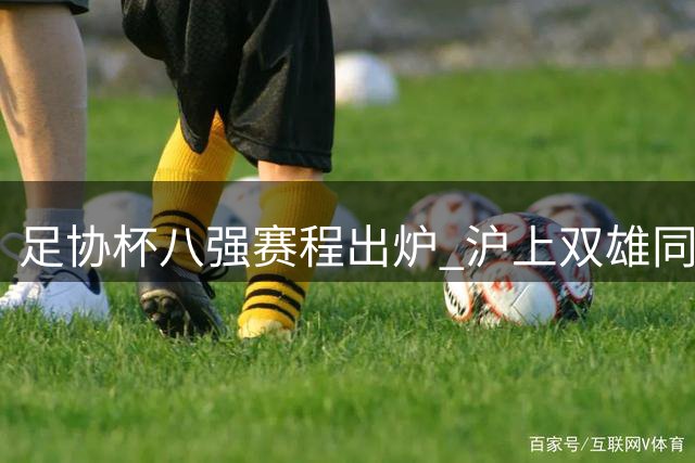足协杯八强赛程出炉 沪上双雄同日出战